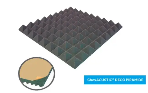 [CHO-81552] CHOVACUSTIC DECO PIRAMIDE 450X450X43 (1.62M2/PQ)
